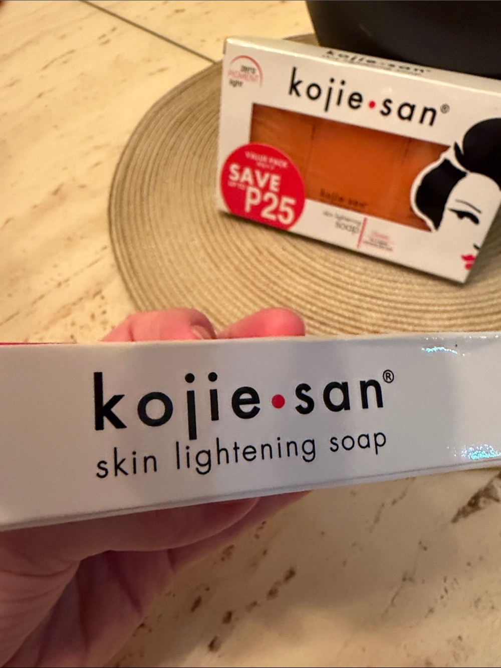 Kojie-san Skin Lightening Soap Set of Two 3 Pack-65 g x 6 NIB - Picture 5 of 8